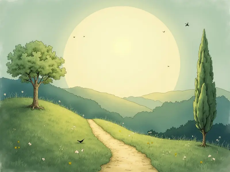 Illustrazione del sogno: collina