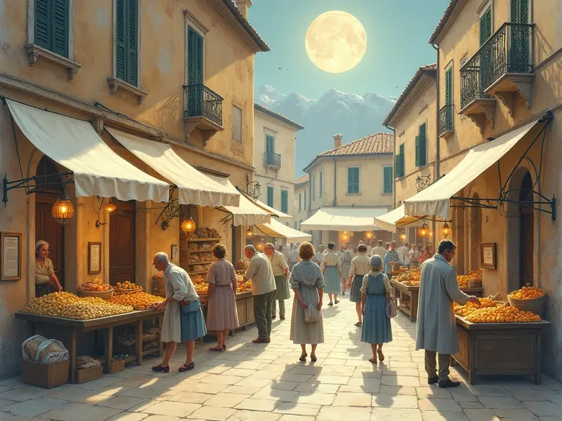 Illustrazione del sogno: commercio