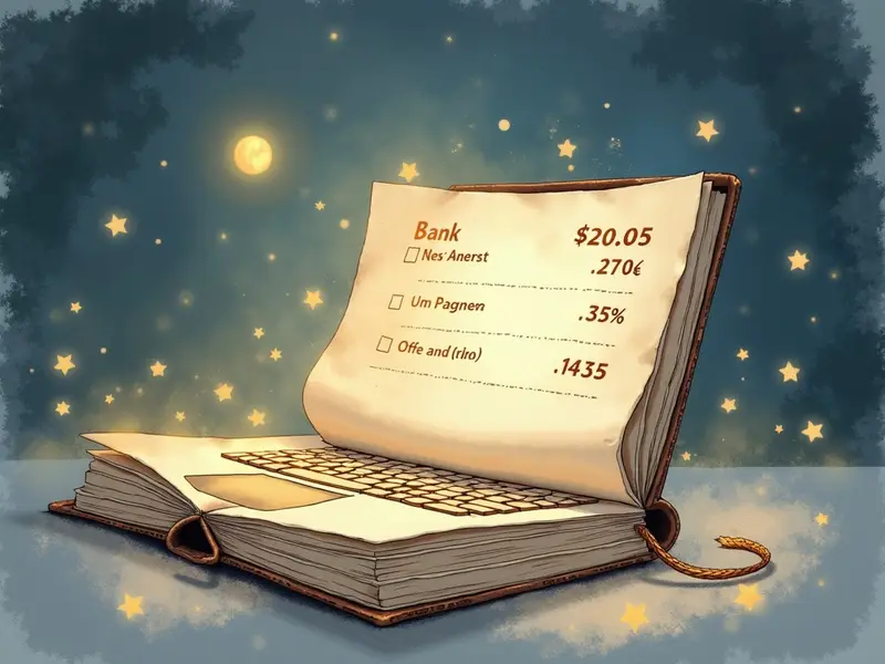 Illustrazione del sogno: conto corrente