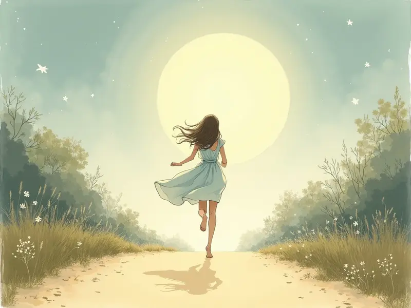 Illustrazione del sogno: correre