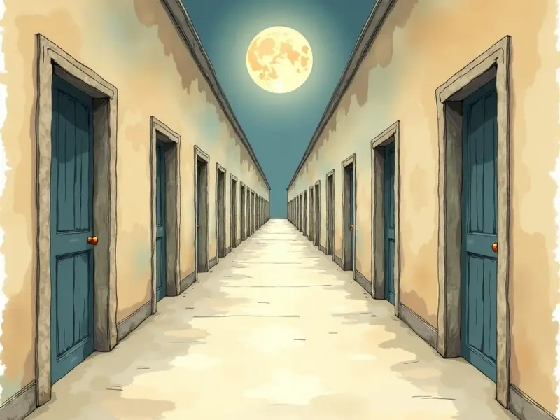 Illustrazione del sogno: corridoio