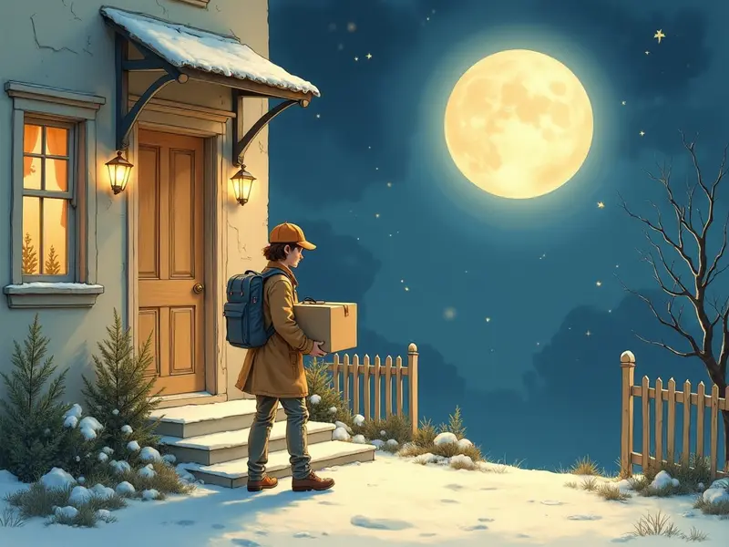 Illustrazione del sogno: corriere