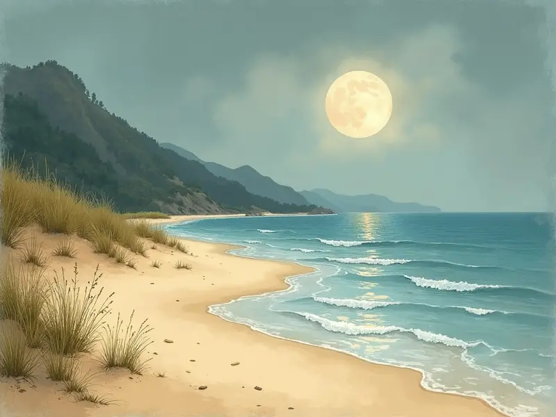 Illustrazione del sogno: costa