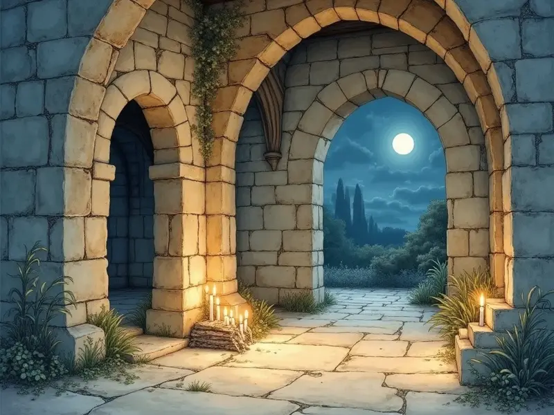 Illustrazione del sogno: cripta