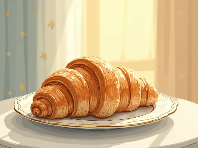 Illustrazione del sogno: croissant