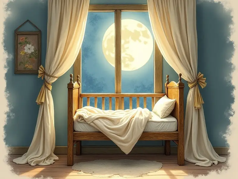 Illustrazione del sogno: culla