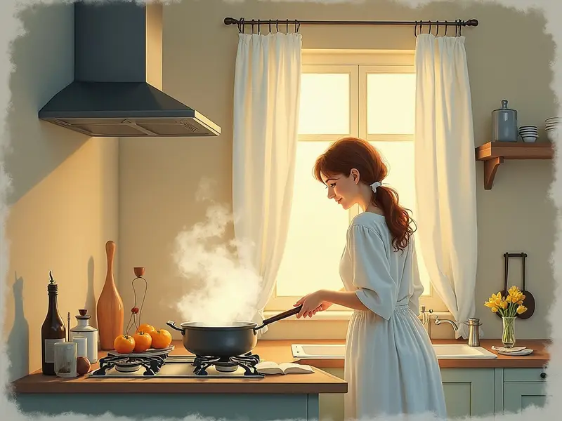 Illustrazione del sogno: cuoca