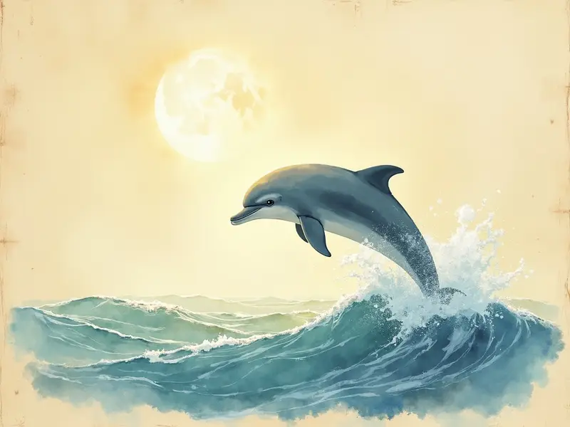 Illustrazione del sogno: delfino