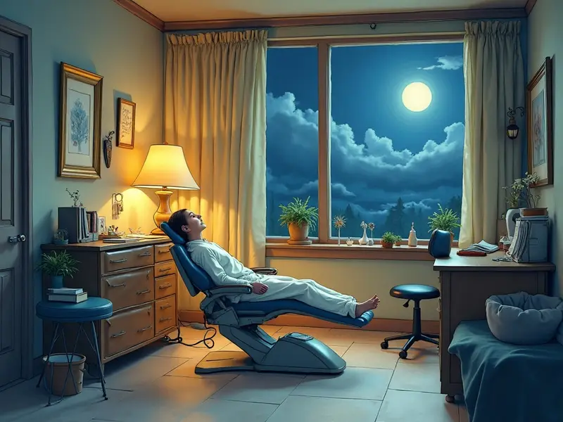 Illustrazione del sogno: dentista
