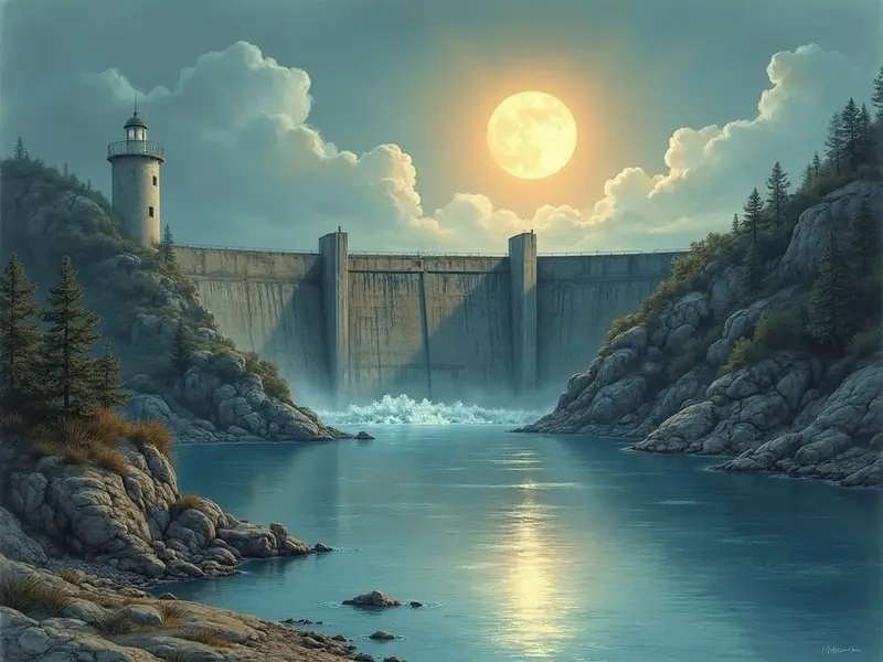 Illustrazione del sogno: diga