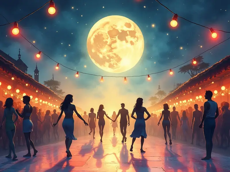 Illustrazione del sogno: discoteca