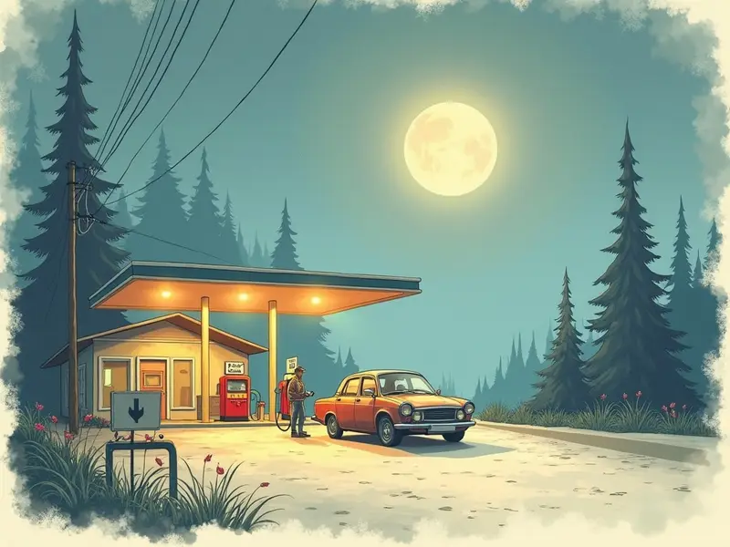 Illustrazione del sogno: distributore di benzina