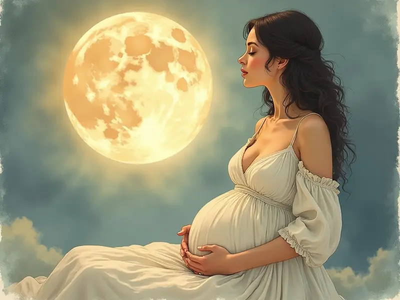 Illustrazione del sogno: donna incinta