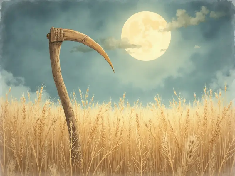 Illustrazione del sogno: falce
