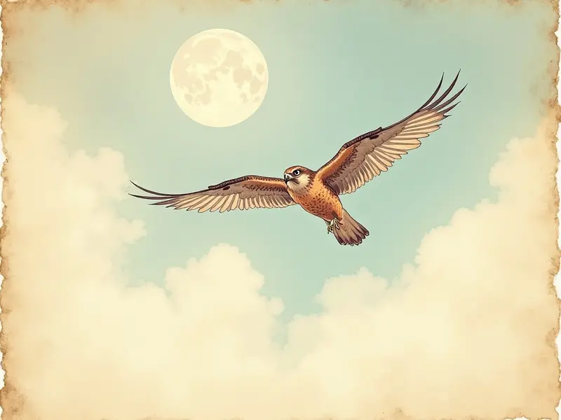 Illustrazione del sogno: falco