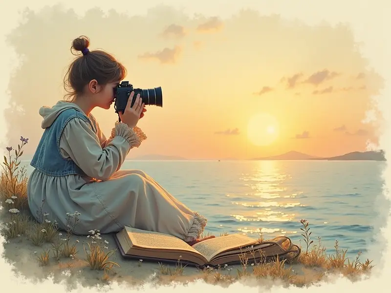 Illustrazione del sogno: fare foto