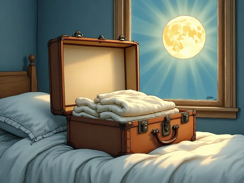 Illustrazione del sogno: fare le valigie