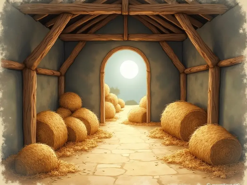 Illustrazione del sogno: fienile