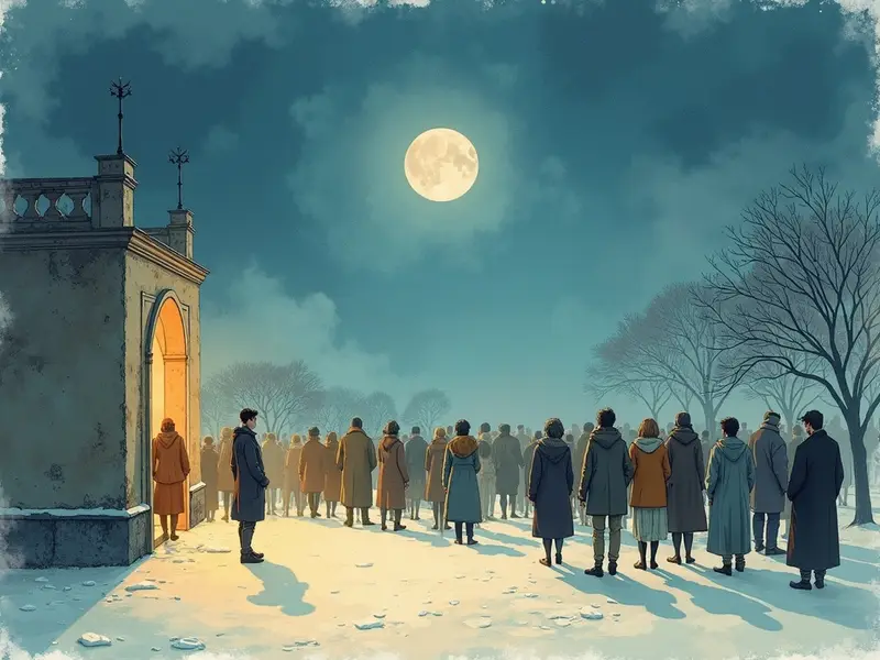 Illustrazione del sogno: fila