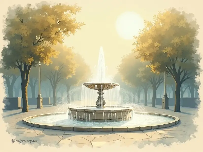 Illustrazione del sogno: fontana