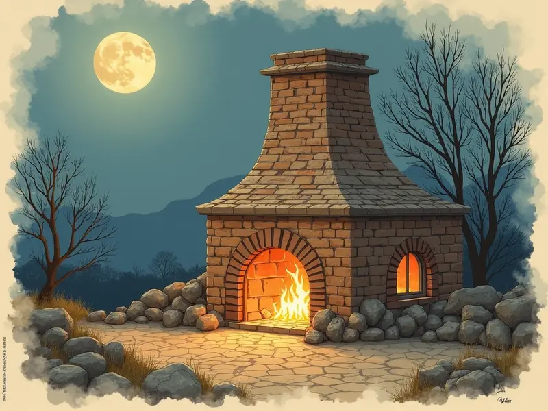 Illustrazione del sogno: fornace di mattoni