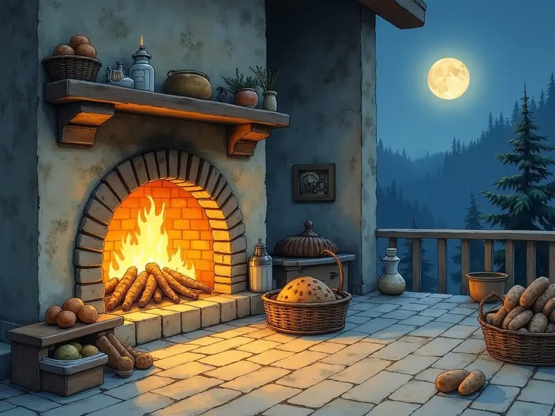 Illustrazione del sogno: forno