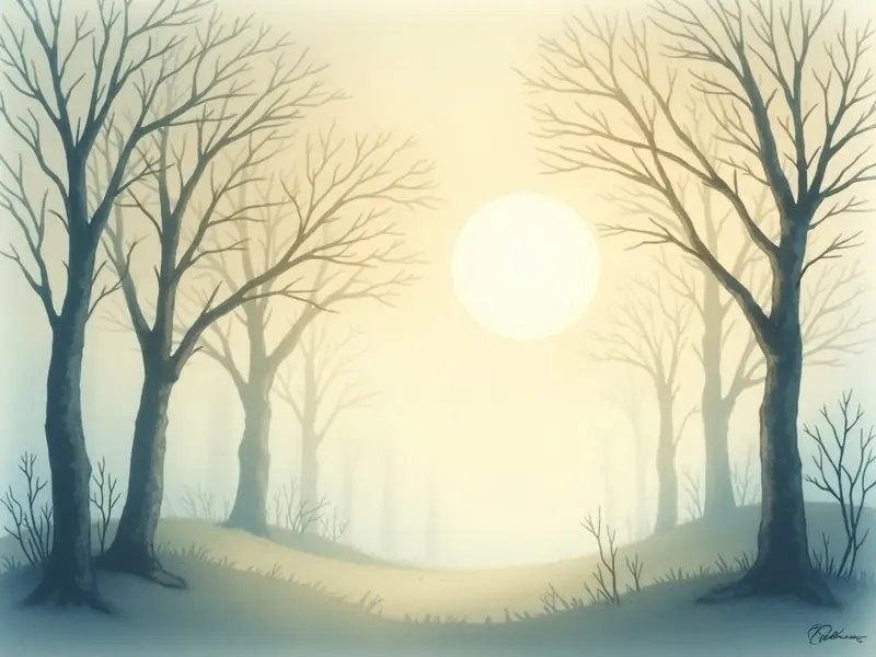 Illustrazione del sogno: foschia