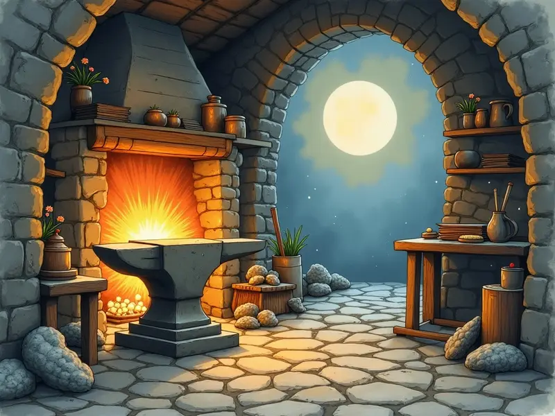 Illustrazione del sogno: fucina