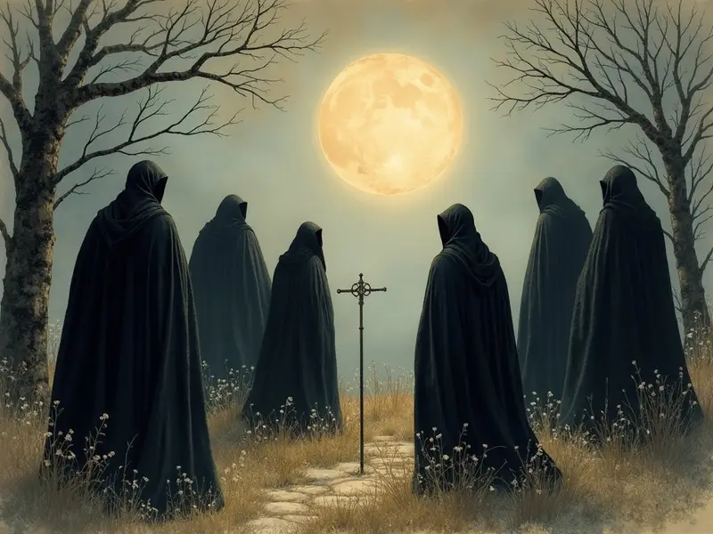 Illustrazione del sogno: funerale