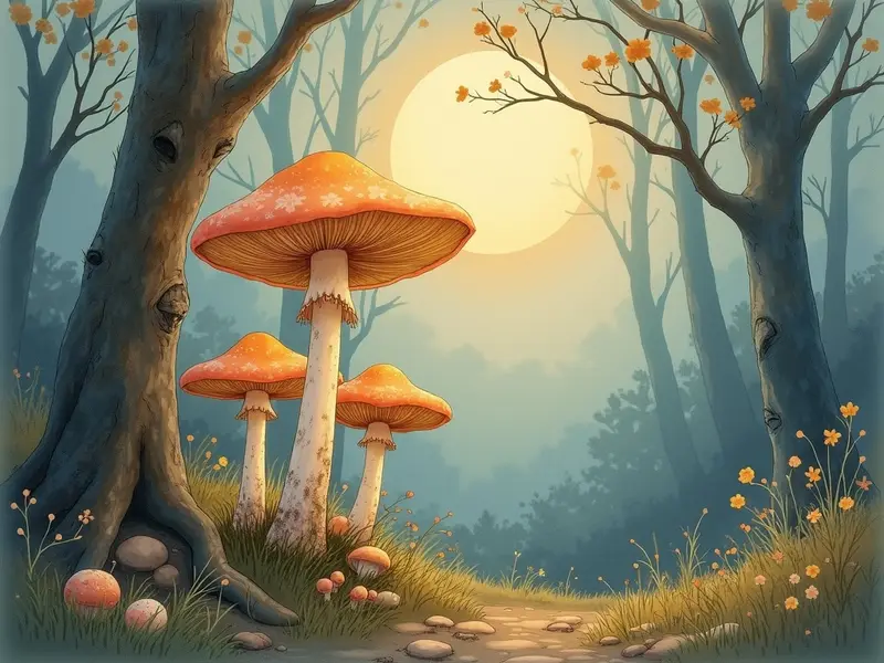 Illustrazione del sogno: fungo