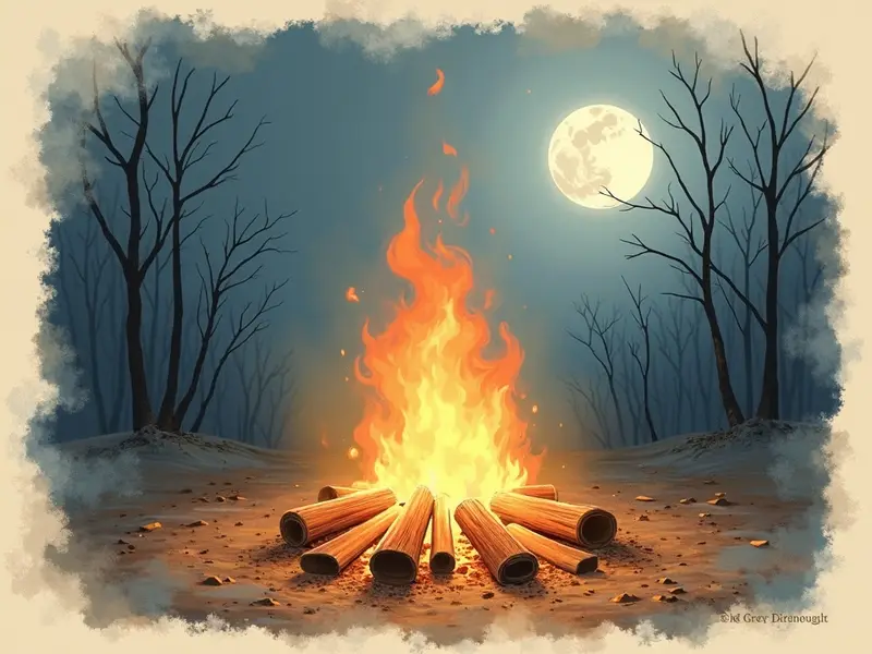 Illustrazione del sogno: fuoco
