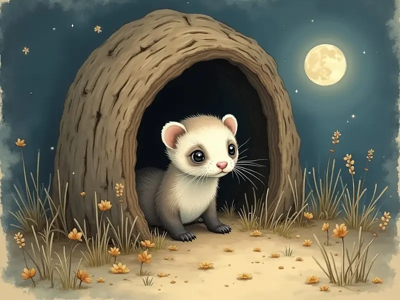 Illustrazione del sogno: furetto