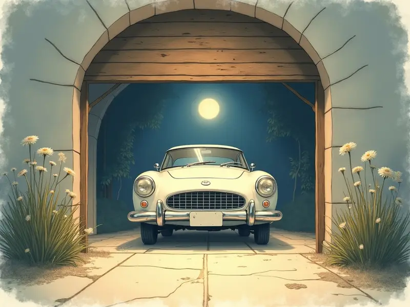 Illustrazione del sogno: garage