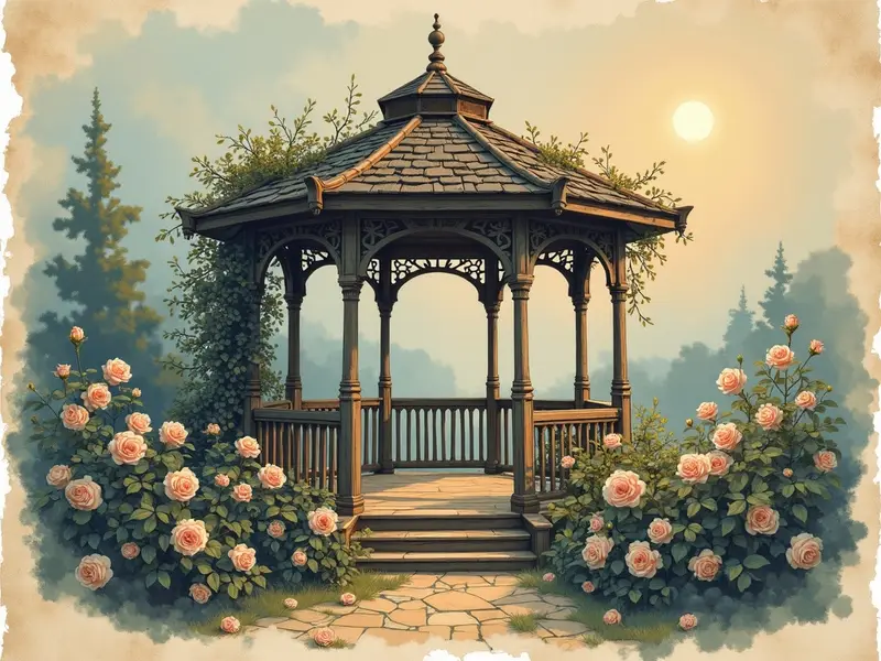 Illustrazione del sogno: gazebo