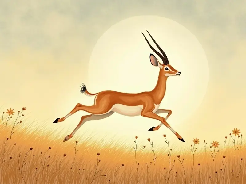 Illustrazione del sogno: gazzella