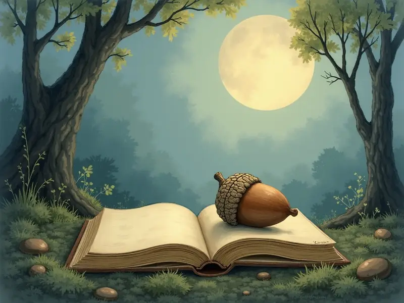 Illustrazione del sogno: ghianda