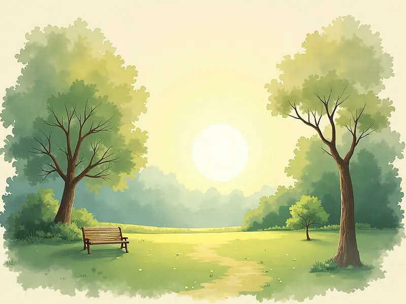 Illustrazione del sogno: giorno da lontano