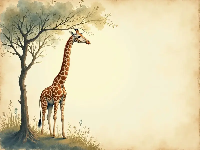 Illustrazione del sogno: giraffa
