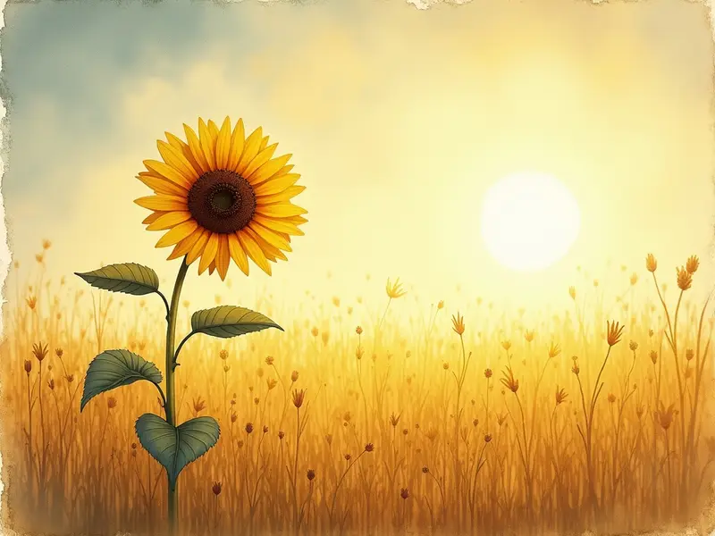 Illustrazione del sogno: girasole