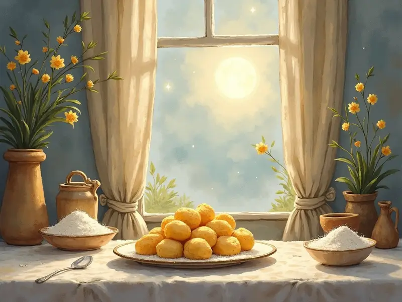 Illustrazione del sogno: gnocchi