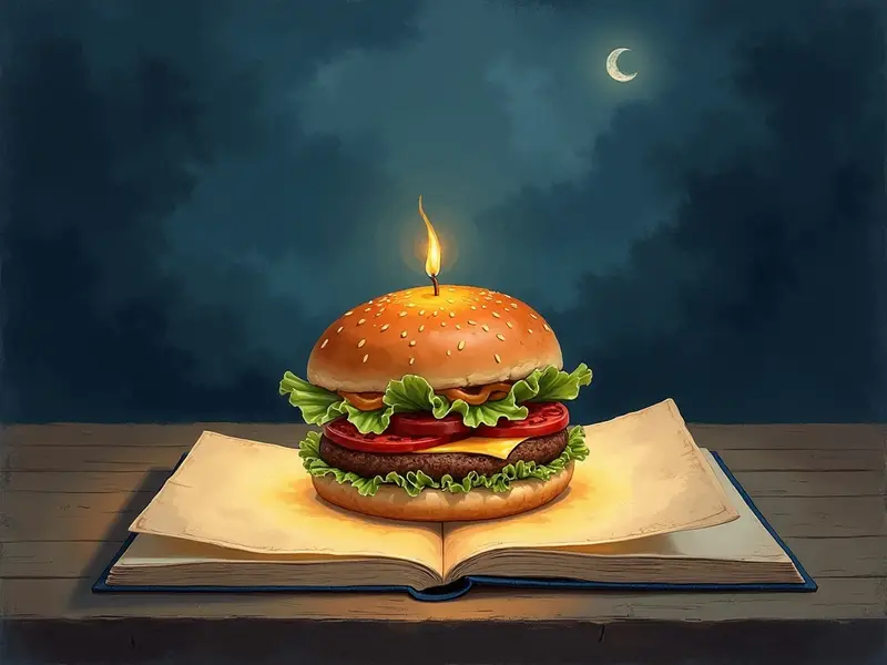 Illustrazione del sogno: hamburger