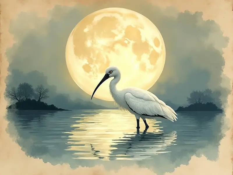 Illustrazione del sogno: ibis