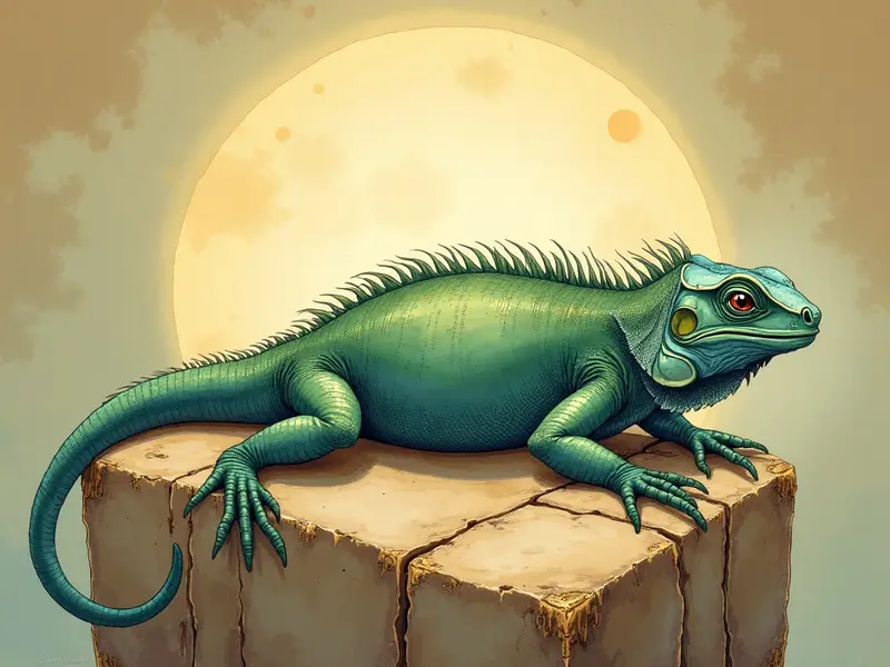 Illustrazione del sogno: iguana