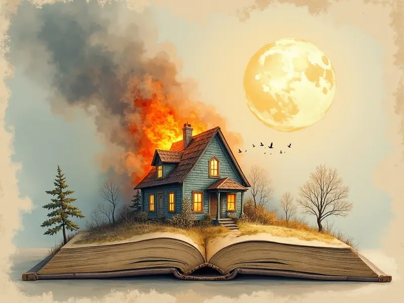 Illustrazione del sogno: incendio