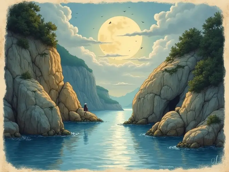 Illustrazione del sogno: insenatura