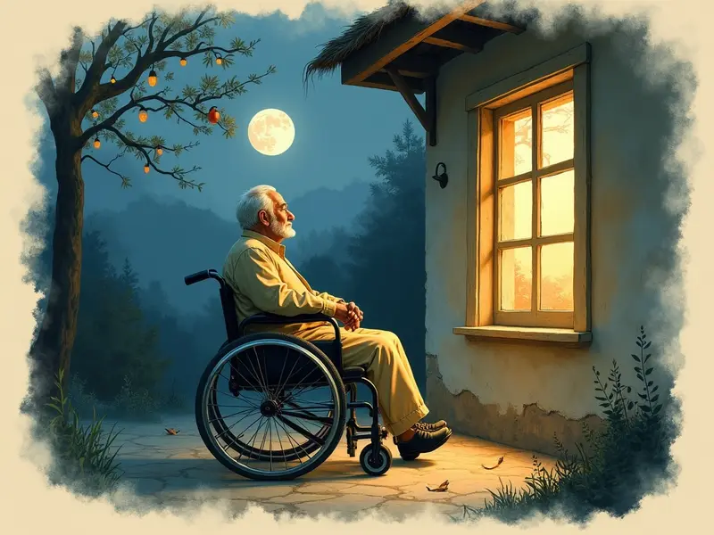 Illustrazione del sogno: invalido pensionato