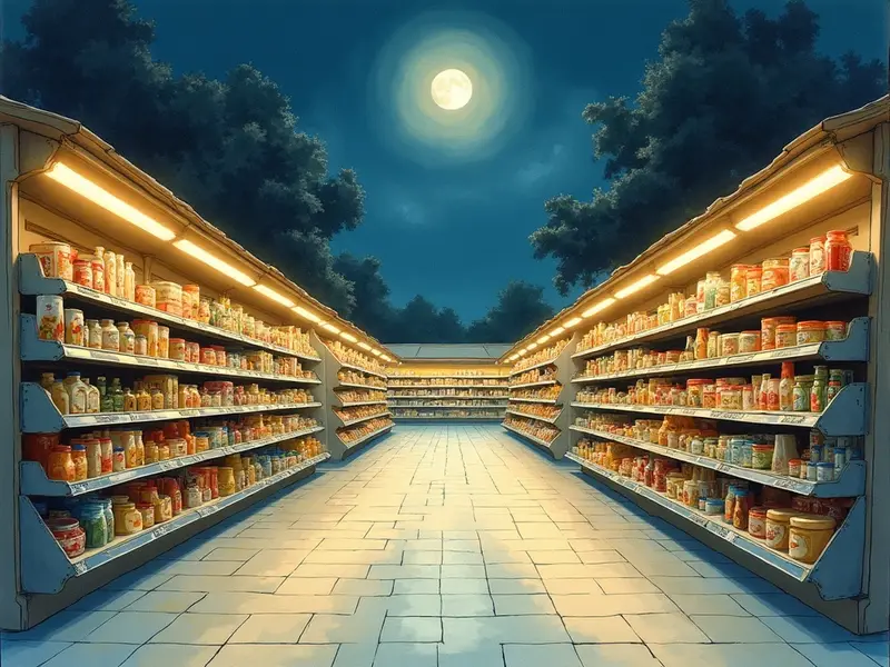 Illustrazione del sogno: ipermercato