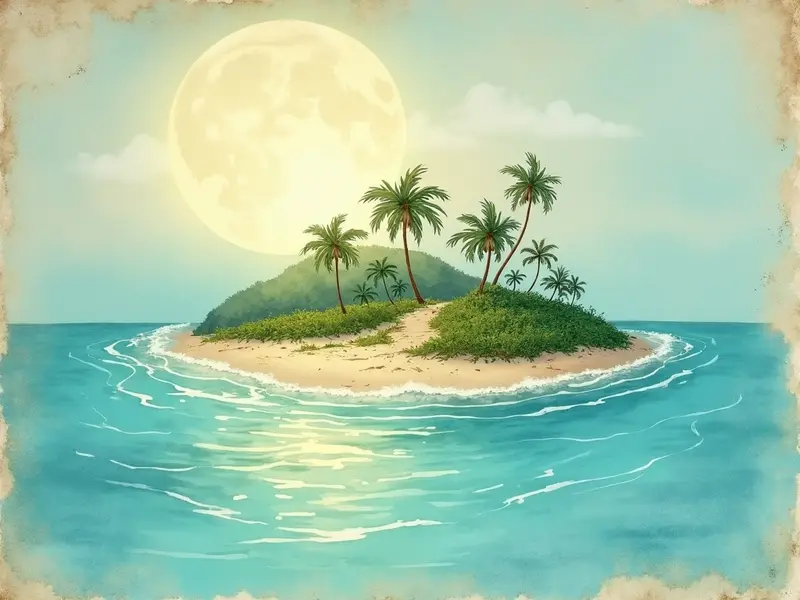 Illustrazione del sogno: isola