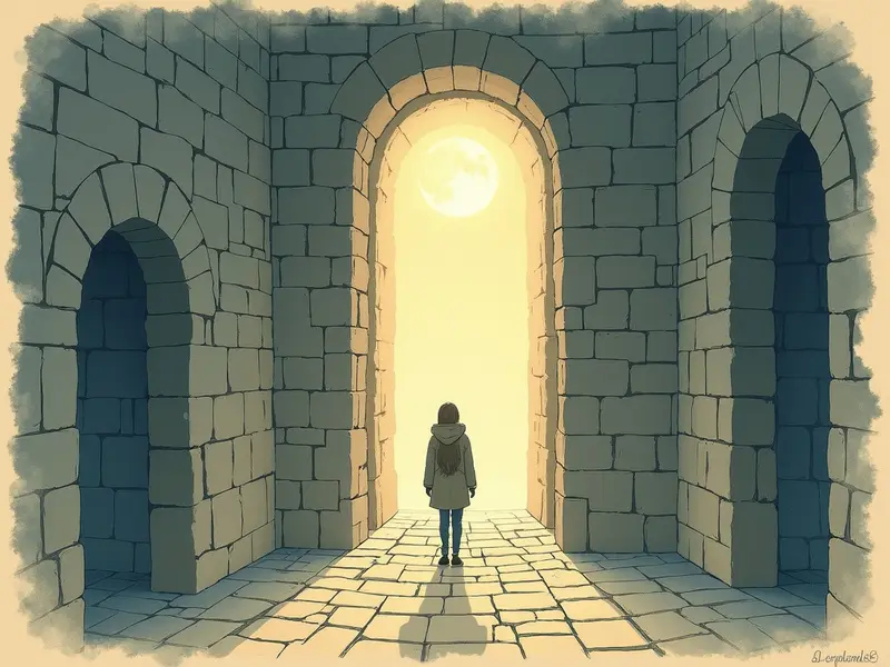 Illustrazione del sogno: labirinto