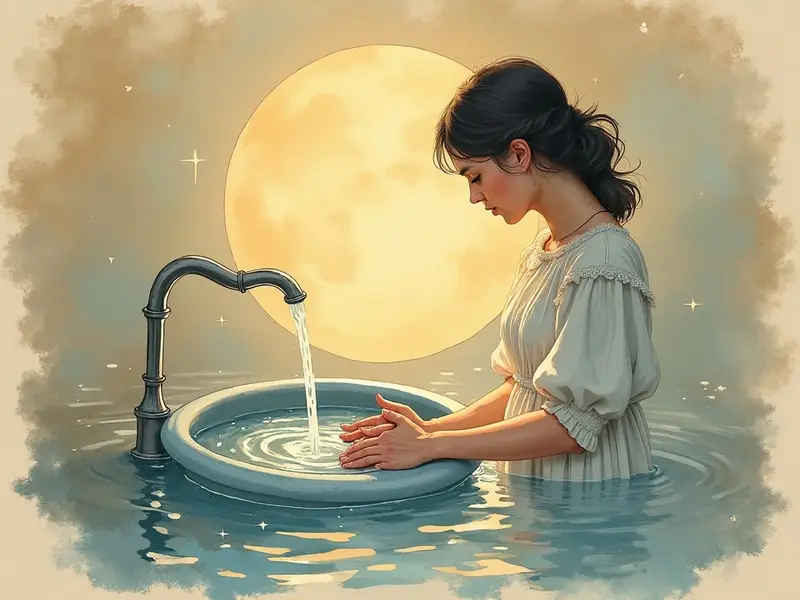 Illustrazione del sogno: lavarsi